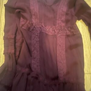 Burgundy Dress